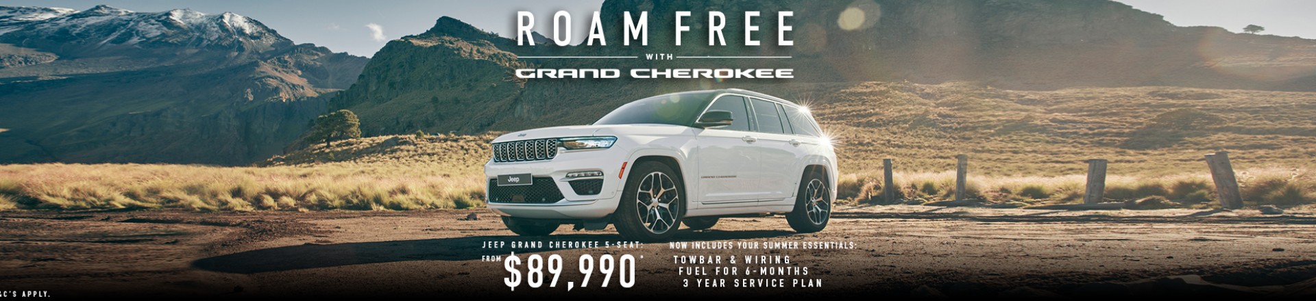 Grand Cherokee Roam Free